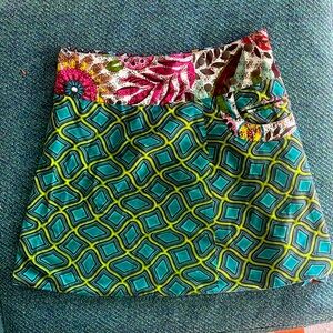 Apsara Blue Green skirt